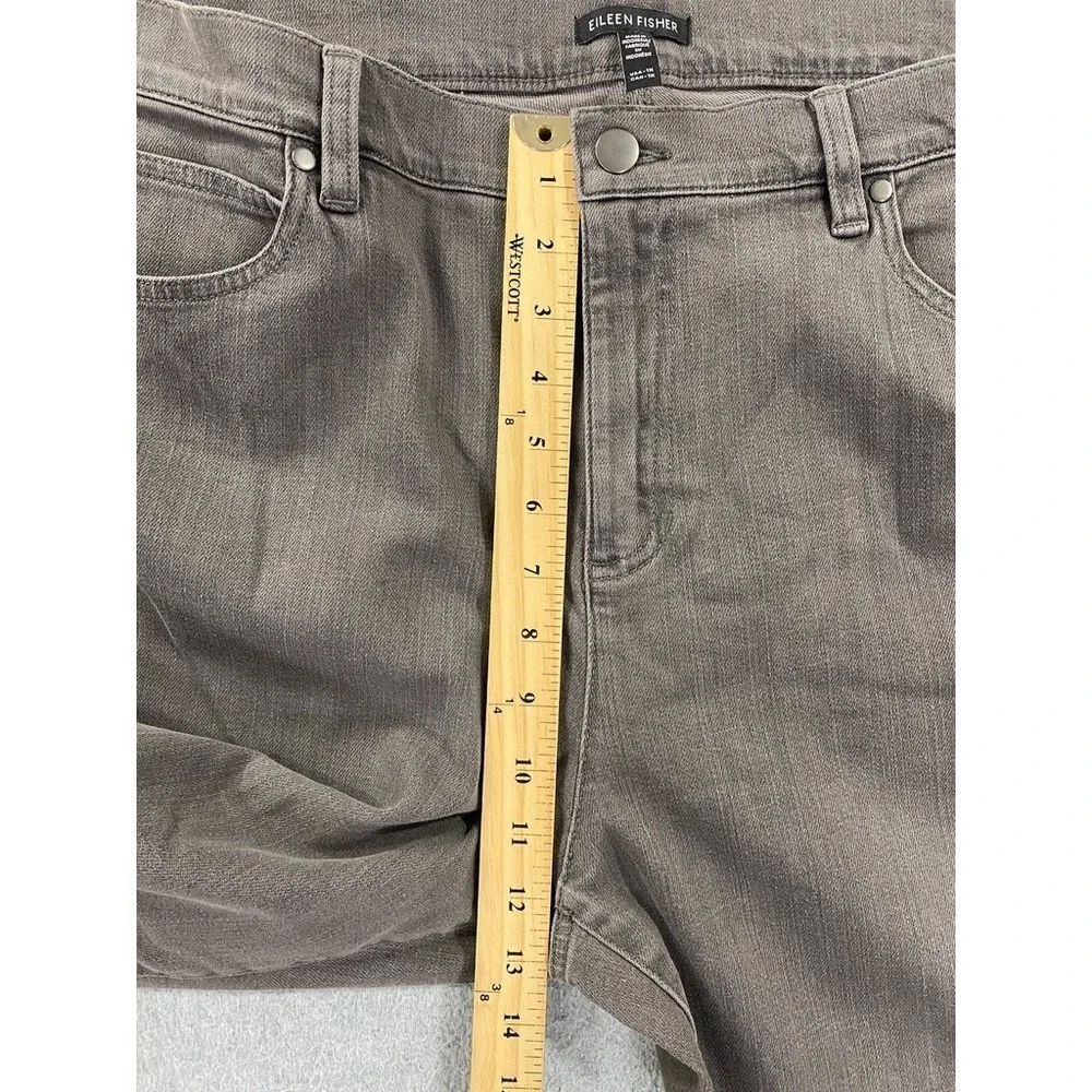 Eileen Fisher Womans Slim Jeans Womens 1X‎ Sepia Casual Comfort Professional